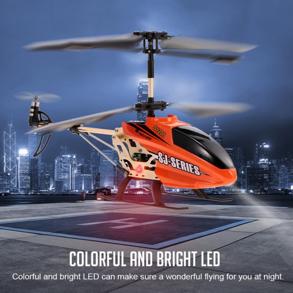 هلیکوپتر کنترلی ۳٫۵ کانال SJ200 | هلیکوپتر کنترل از راه دور تفریحی و مقاوم