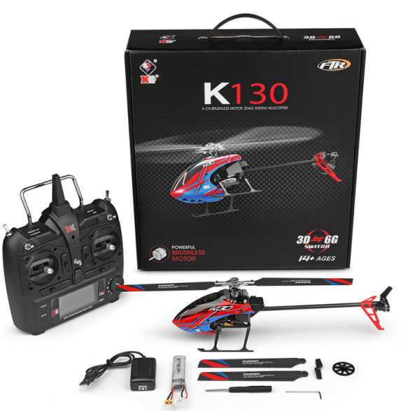 هلیکوپتر کنترلی K130 | هلیکوپتر کنترلی یک مدل متوسط WlToys