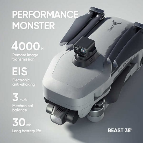 کوادکوپتر SG906 Max2 Beast 3E | کوادکوپتر حرفه ای ۴K با سنسور عدم برخورد