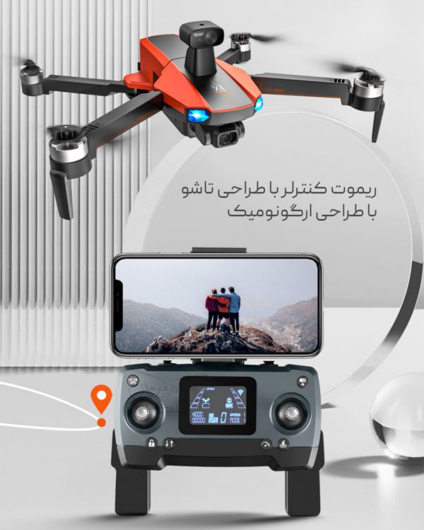کوادکوپتر JJRC X22 Pro | کوادکوپتر حرفه ای دوربین ۶K با سنسور عدم برخورد